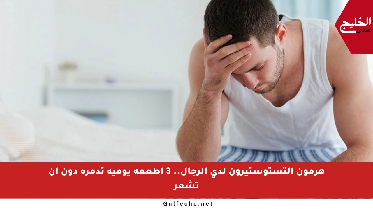 هرمون التستوستيرون لدى الرجال.. 3 أطعمة يومية تدمره دون أن تشعر